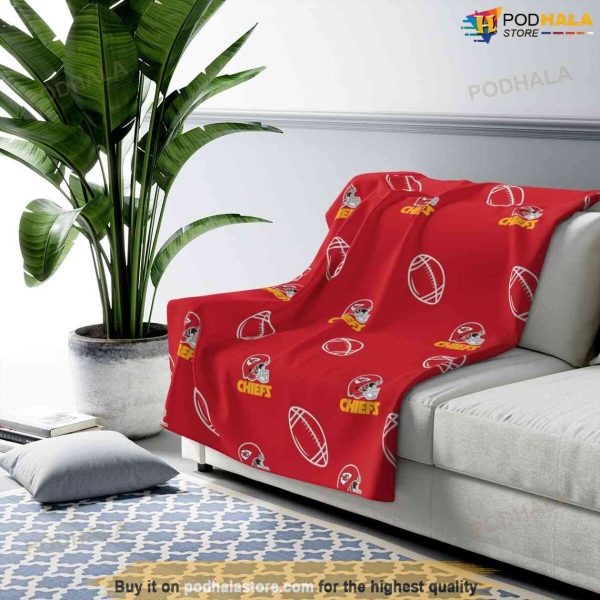 Kansas City Chiefs Fleece Blanket, Kc Chiefs Merchandise