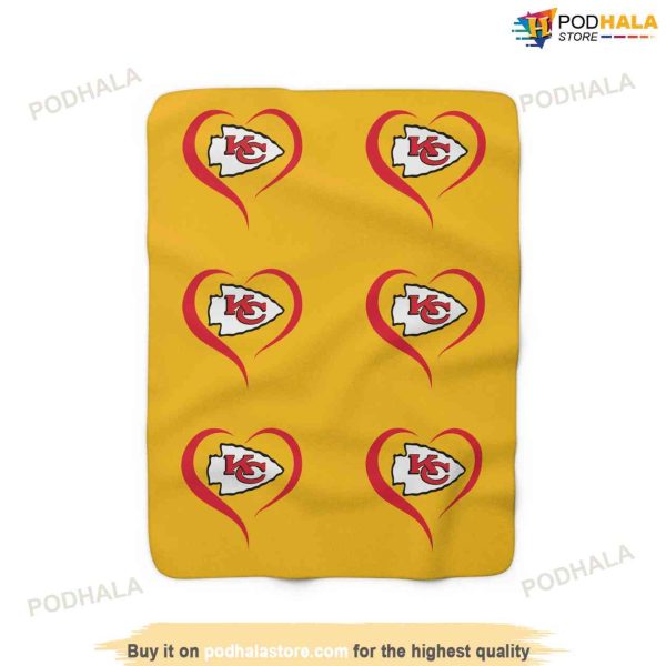 Kansas City Chiefs Fleece Blanket, Quilt Blanket Gifts For Chiefs Fans