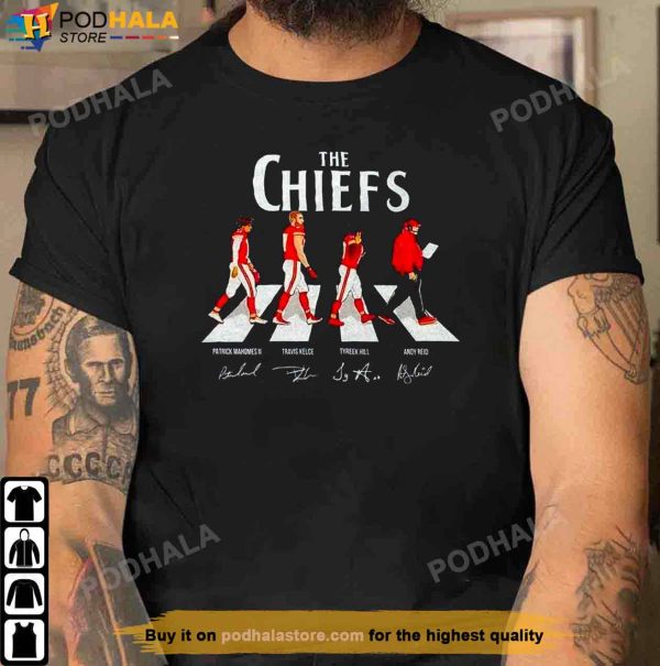Kansas City Chiefs Football Shirt, Funny Players Coach Abbey Road
