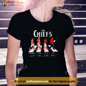 Kansas City Chiefs Football TShirt Funny Players Coach Abbey Road