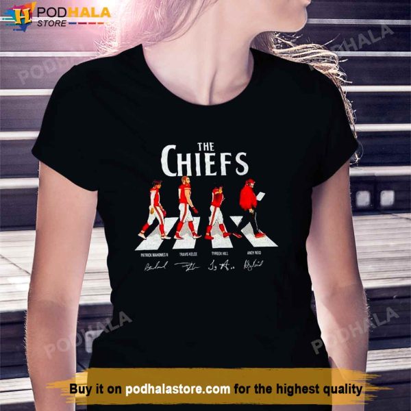 Kansas City Chiefs Football Shirt, Funny Players Coach Abbey Road