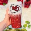 Kansas City Chiefs Glitter Tumbler, Kc Chiefs Gifts