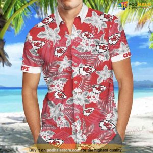 Kansas City Chiefs Hawaiian Shirt 3d Beach Vacation Gift For Fans 2