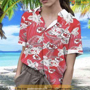 Kansas City Chiefs Hawaiian Shirt 3d Beach Vacation Gift For Fans 3