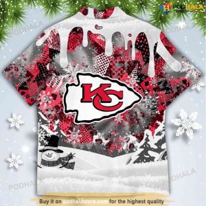 Kansas City Chiefs Hawaiian Shirt Snoopy Dabbing The Peanuts Christmas Gift 3