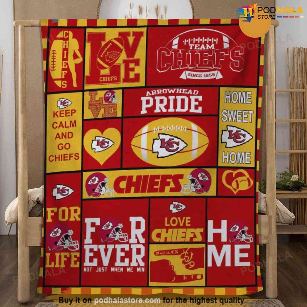 Kansas City Chiefs NFL Gifts For Fans, KC Chiefs Blanket