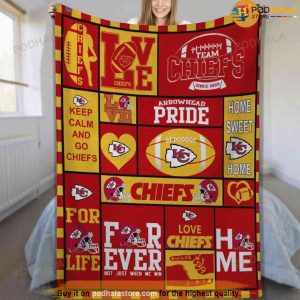Kansas City Chiefs Nfl Gifts For Fans Kc Chiefs Blanket 3