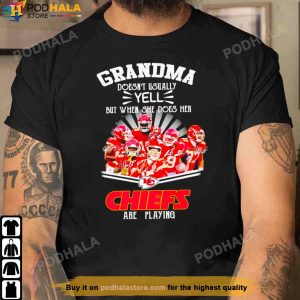Kansas City Chiefs Shirt Gift For Grandma Who Love KC Chiefs Football