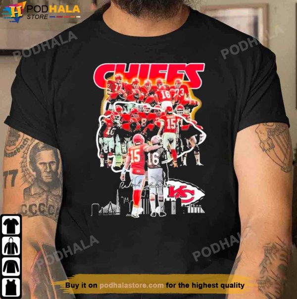 Kansas City Chiefs Patrick Mahomes Len Dawson T Shirt