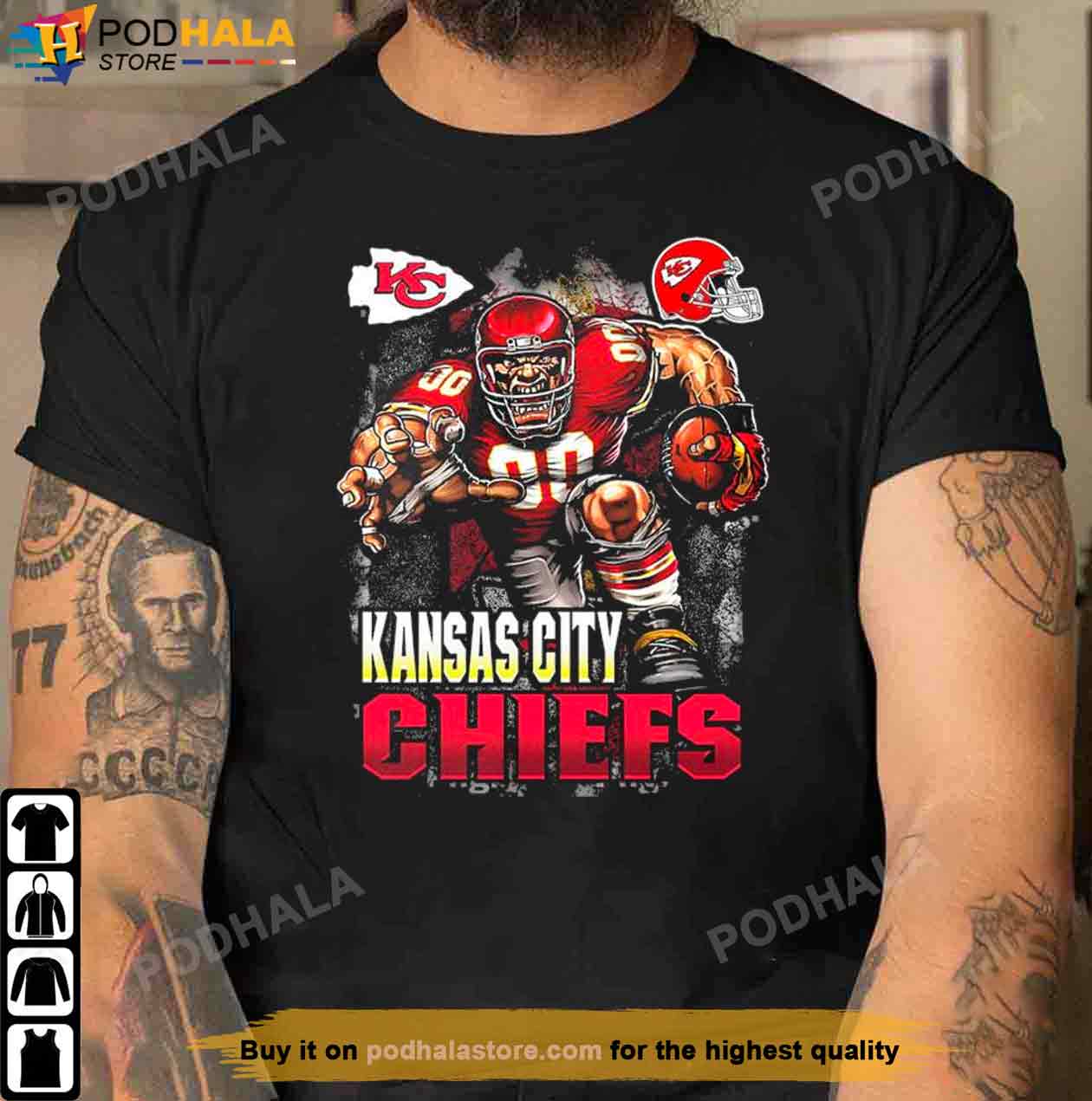 Kansas City Chiefs Shirt, Professional Mascot 2023 Super Bowl LVII Tee -  Bring Your Ideas, Thoughts And Imaginations Into Reality Today