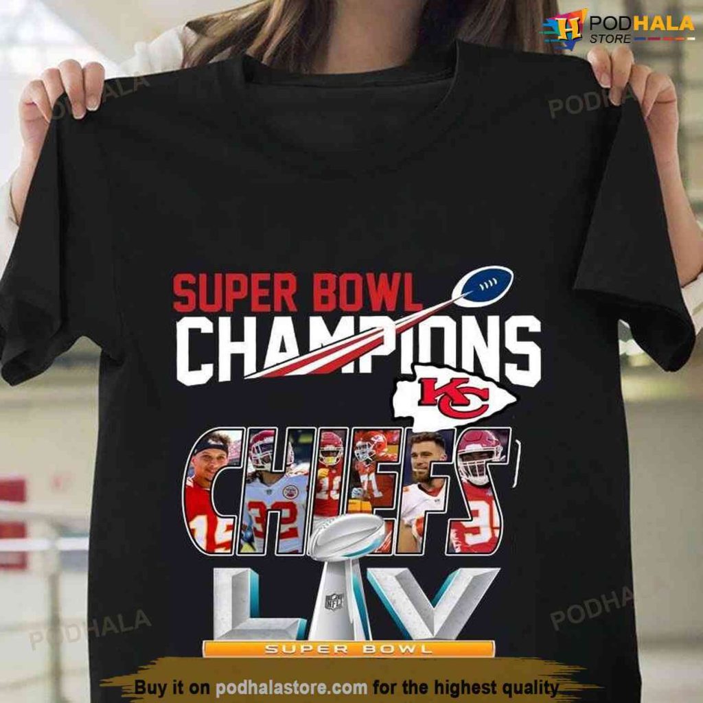 Kansas City Chiefs Shirt, Superbowl LVII Champions 2023 Tee