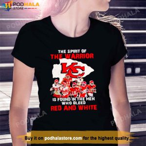 Kansas City Chiefs TShirt The Spirit The Warrior Is Found Signatures Tee