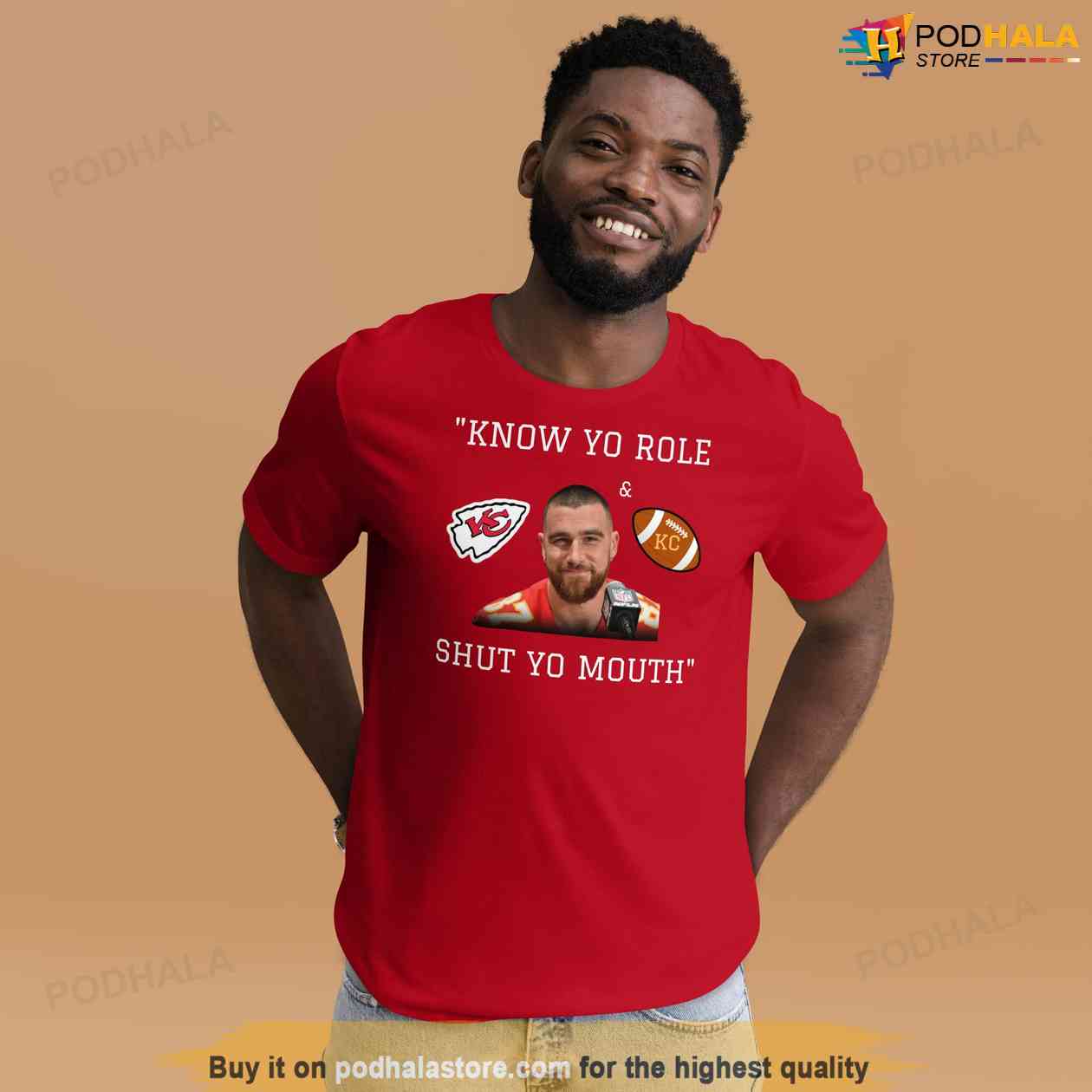 know your role and shut your mouth chiefs shirt