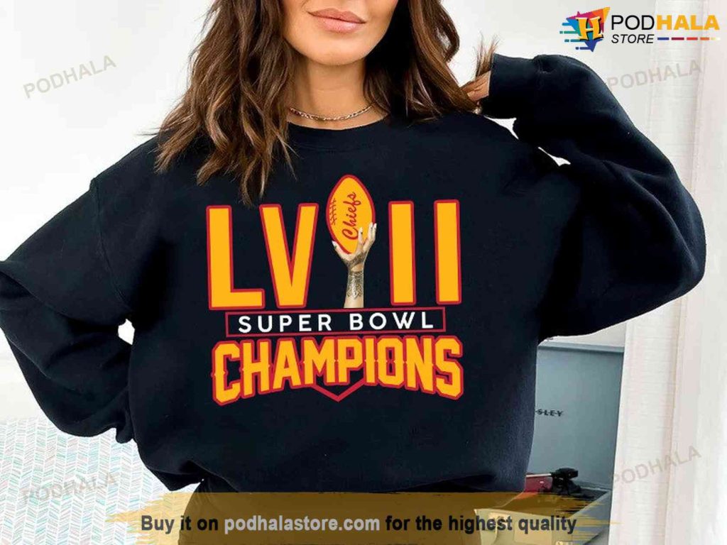 Kansas City Football Champions Super Bowl Sweatshirt, Super Bowl Clothing
