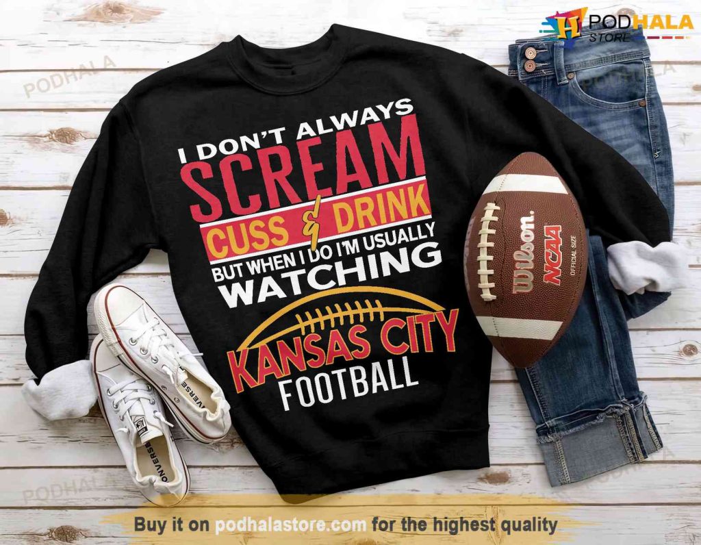 Kansas City Football Helmet Retro Distressed, Vintage Style Sweatshirt, Game Day Shirt