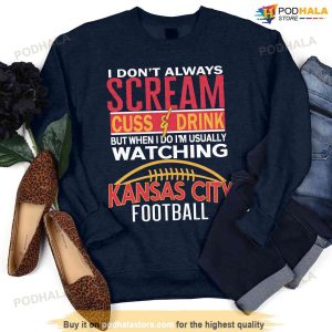 Kansas City Football Helmet Retro Distressed Vintage Style Sweatshirt Game Day T shirt