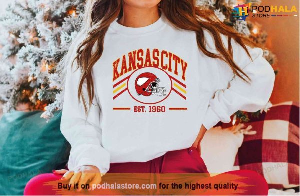 Kansas City Football Sweatshirt, Vintage Style Kansas City Football
