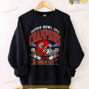 Kansas City Super Bowl Champions 2023 Sweatshirt, Kc Chiefs Gifts