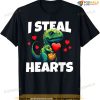 Kids Steal Hearts Trex Dino Baby Boy Valentines Day Toddler T-shirt