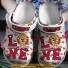 Love With Kansas City Chiefs NFL, Kc Chiefs Crocs For Super Bowl Fans