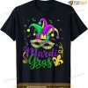 Mardi Gras 2023 - Womens Girls Mask Beads New Orleans Party T-shirt
