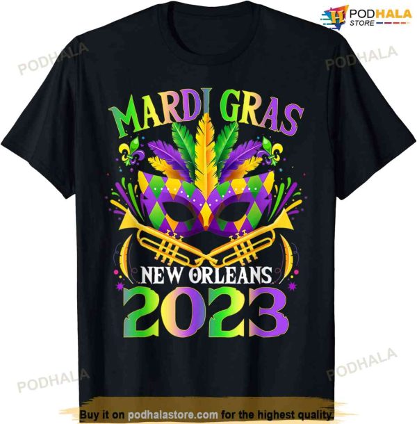Mardi Gras New Orleans 2023 Shirt Mardi Gras For Men Women T-shirt