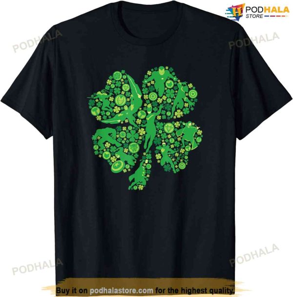 Marvel Avengers Lucky Shamrock St. Patrick’s Day T-shirt