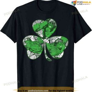 Marvel Hulk Vintage Comic Shamrock St. Patrick's T-shirt