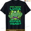 Marvel Hulk Who Needs Luck St. Patrick's Day Poster T-shirt