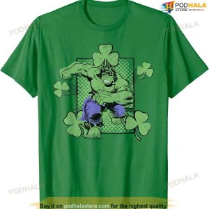 Marvel Incredible Hulk St. Patrick's Day Shamrock T-shirt