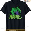 Marvel Logo Hulk Four-leaf Clovers Green St Patrick?s Day T-shirt