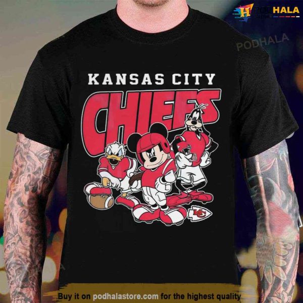Mickey Mouse And Friends Kansas City Chiefs Shirt, Kc Chiefs Super Bowl
