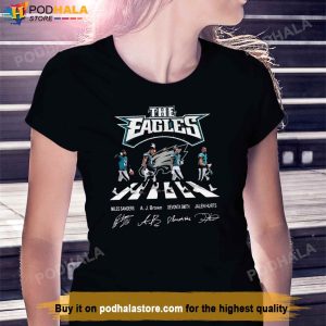 NFL The Eagles Football Players Abbey Road Super Bowl Champions TShirt