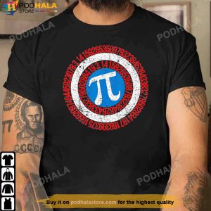 National Pi Day Shirt Math Teacher T Shirt Gift Captain Pi T-Shirt