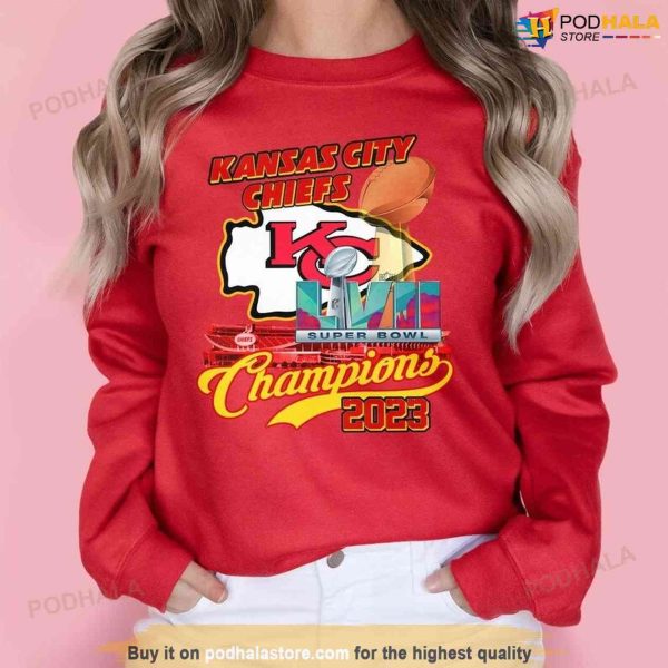 NFL Football Kansas Chiefs Champion Sweatshirt, Super Bowl Shirt