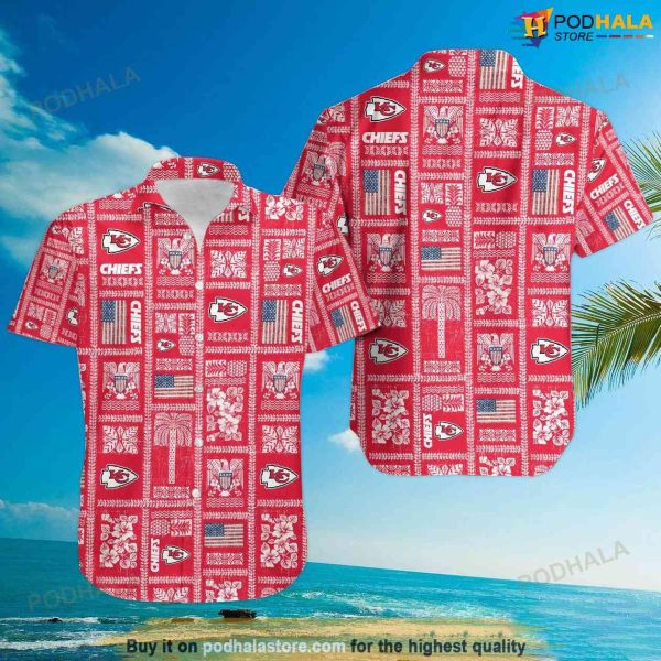 NFL Football Kansas City Chiefs Hawaiian Shirt 3D All Over Print