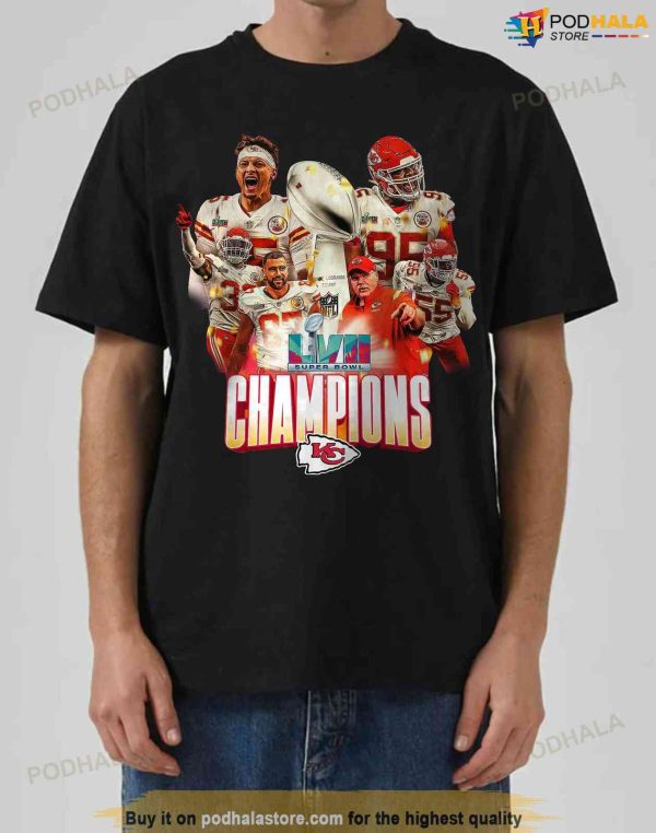 NFL Kansas City Chiefs Shirt, Super Bowl Champions 2023 Gift For Fans