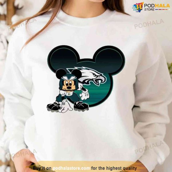 NFL Philadelphia Eagles Mickey Mouse Disney T-Shirt, Eagles Gifts