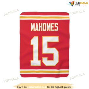 Patrick Mahomes Football Kansas City Blanket Kc Chiefs Gifts For Fans 2