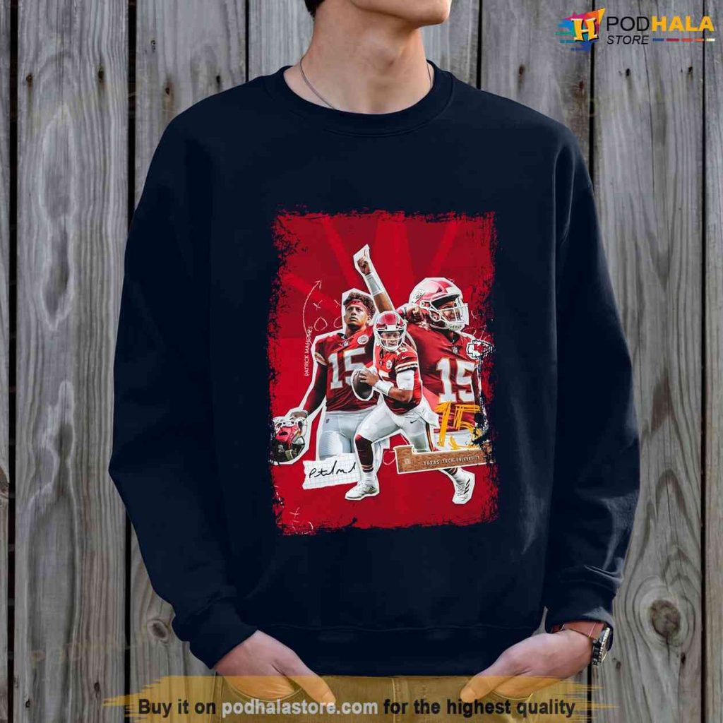 Patrick Mahomes Shirt KC Chiefs Run It Back Superbowl LVII Champions Tee
