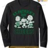 Peanuts Snoopy St Patrick's Charlie Brown Cheers Long Sleeve