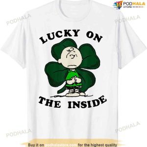 Peanuts St. Patrick Charlie Brown Lucky Inside T-shirt