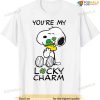 Peanuts St. Patrick's Snoopy Lucky Charm Clover T-shirt