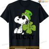 Peanuts St. Patrick's Snoopy Lucky Clover T-shirt