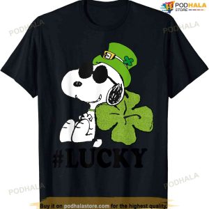Peanuts St. Patrick's Snoopy Lucky Clover T-shirt