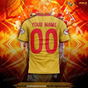Personalized Name And Number 3d Kc Chiefs Hoodie 4