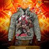Personalized name Chiefs Camo Mascot 3D Hoodie, Kc Chiefs Gifts
