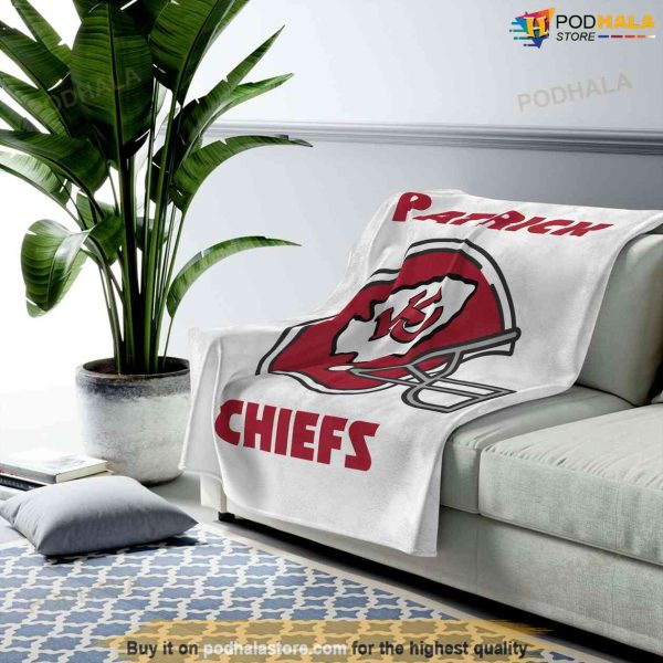 Personalized Name Kansas City Chiefs Blanket, Birthday Gift Ideas