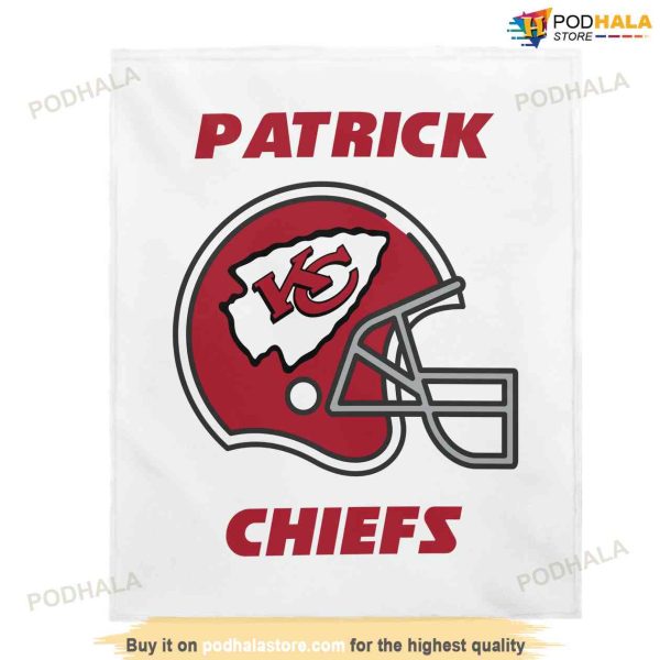 Personalized Name Kansas City Chiefs Blanket, Birthday Gift Ideas