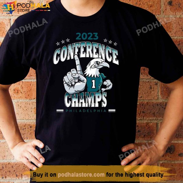 Philadelphia Eagles 2023 Conference Champs Shirt, Gifts For Eagles Fans